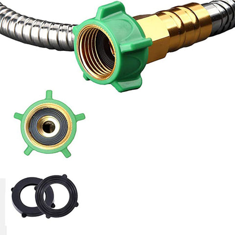 Metal Garden Hose with Nozzle