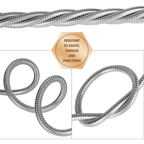 Metal Garden Hose with Nozzle