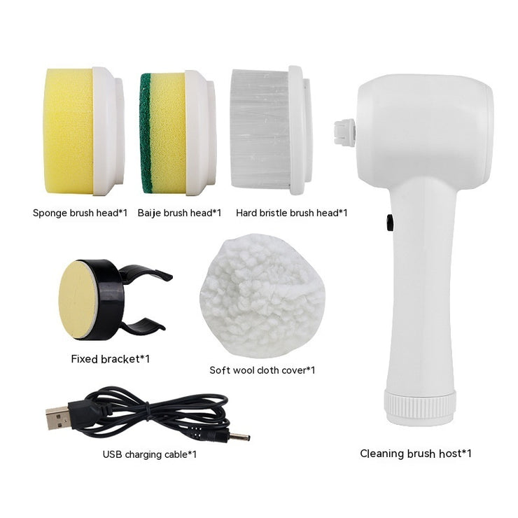 4-in-1 Cordless Electric Cleaning Brush
