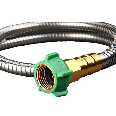 Metal Garden Hose with Nozzle